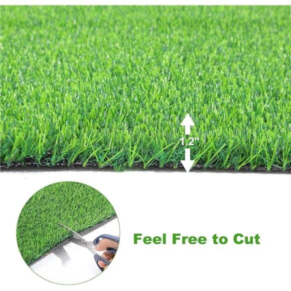 Artificial Grass Door Mat, 30 X 18 Inches Artificial Grass for Dogs - Picture 5 of 7